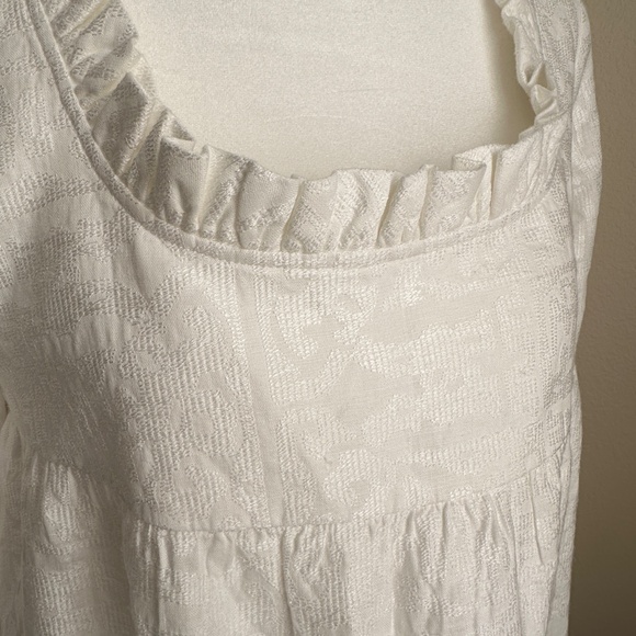 TUCKERNUCK | White Embroidered Cross Stitch Clara Dress size XS - Picture 10 of 13